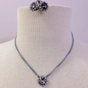 Sabika Glamazon necklace matching earrings w12